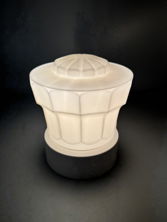 Image 1 of Thabur plafondlamp in crème glas