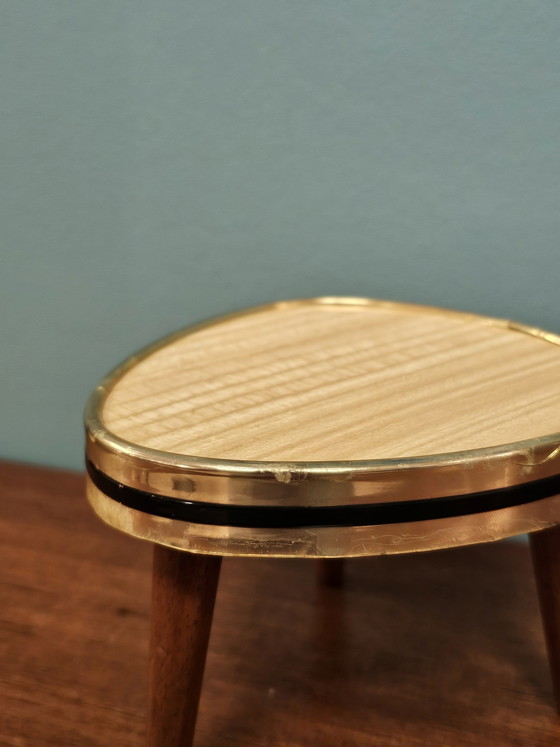 Image 1 of Mini Vintage Plant Table Small Table Side Table Cactus Windowsill