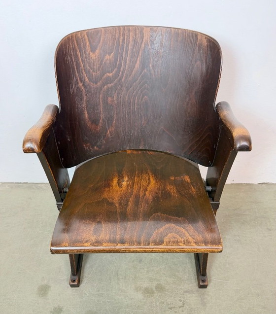 Vintage Cinema or Theatre Seat from Thonet, 1950s – Folding chairs, Wood (photo 11 of 21)