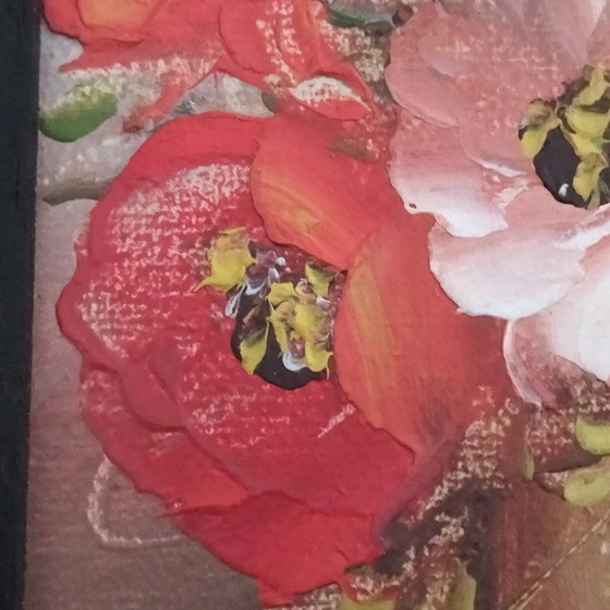 Image 1 of Blumenstillleben-Gemälde.