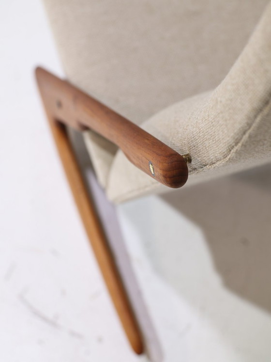 Sedia a dondolo Boomerang Mogens Kold in teak, danese degli anni '60 – Sedie a dondolo, Wood, Vintage (photo 9 of 12)