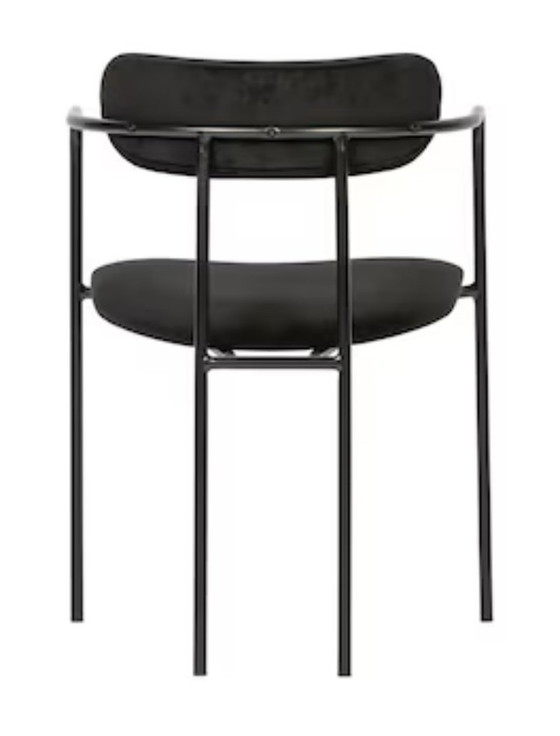 Image 1 of 4x Woood Ivy eetkamerstoel zwart