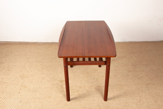 Image 1 of Teak-Couchtisch, zweistufig, Modell PJ 107 von Grete Jalk für Poul Jeppesen, 1960.