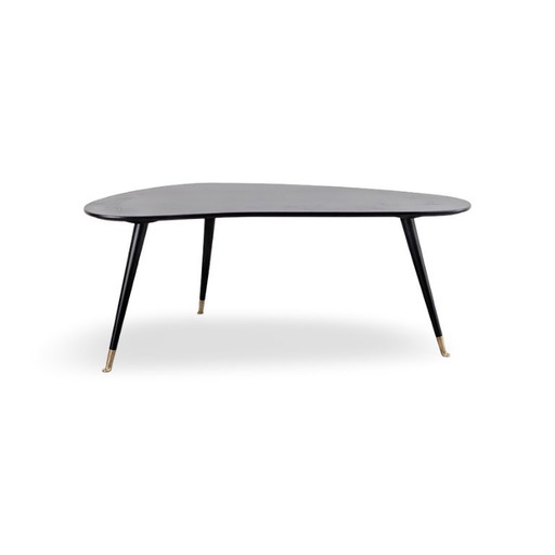Originele Midcentury Vintage Nier Salontafel zwart mcm