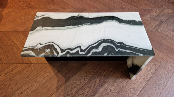 Image 1 of Coffee table made of real panda marble