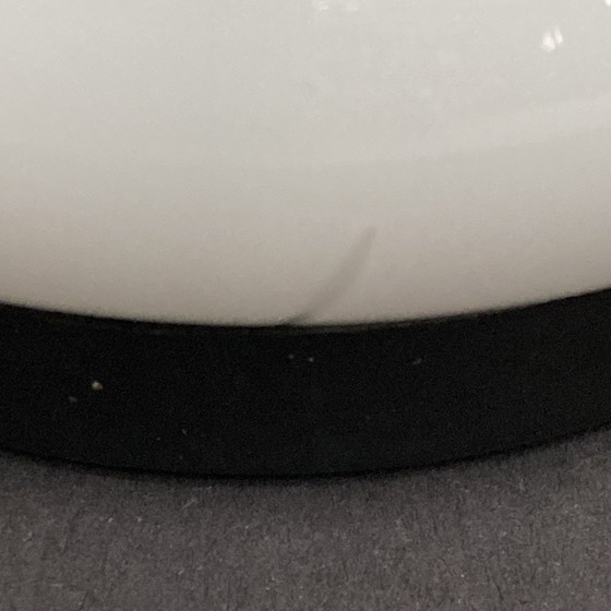 Image 1 of Table lamp white opaline glass vintage 70'S italian work