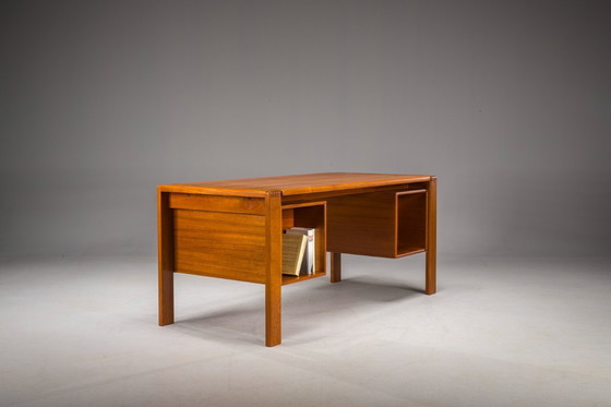 Image 1 of Freistehender Teakholz-Schreibtisch von GV Møbler, Mid-Century, 1960er Jahre