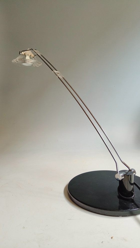 Image 1 of Modernist 1980s plexiglass desk lamp