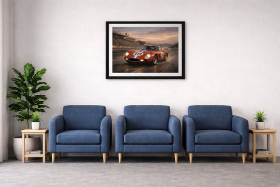 Ferrari 250 GTO (Chassis #3705GT) Mit Startnummer #19 Pierre Noblet Und Jean - Ferrari - 250 GTO – Kunstdrucke (photo 3 of 7)