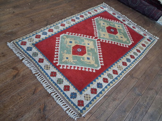 Anatolian Kars Kazak Hand-Knotted Rug 168x110cm, Rugs & carpets, Wool, Multi Color (photo 2 of 15)