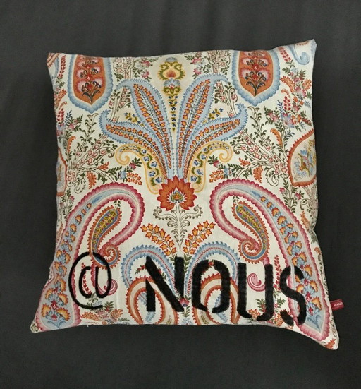 Coussin Motifs Cachemire