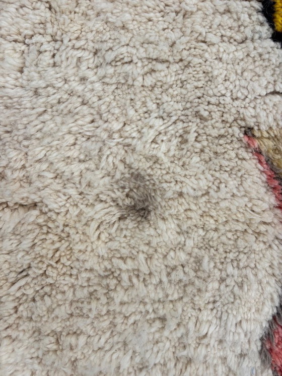 Image 1 of Authentischer Mrirt Marokkanischer Berber Wollteppich 200x300 cm - Handgewebter, Plüsch & Bunter Wollteppich