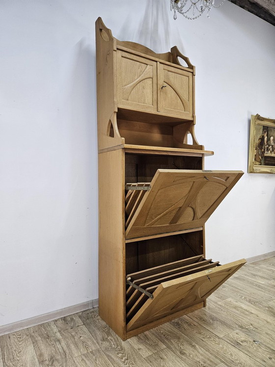 Armario de Roble Art Nouveau con Secreter, años 20 – Aparadores altos (photo 13 of 26)