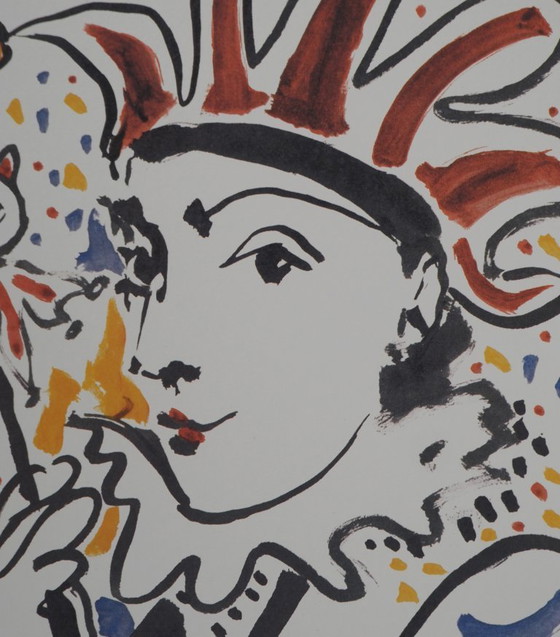 Pablo Picasso: Carnival, The Fool, Signed Lithograph – Lithographs & prints, Paper (photo 5 of 5)