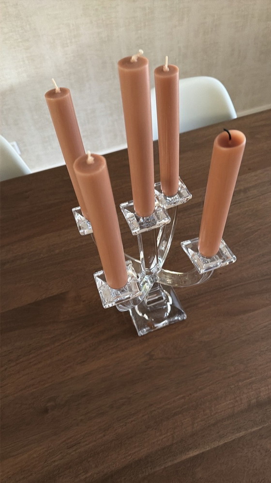 Vintage Nachtmann crystal candle holder in very good condition, Transparent (photo 4 of 9)