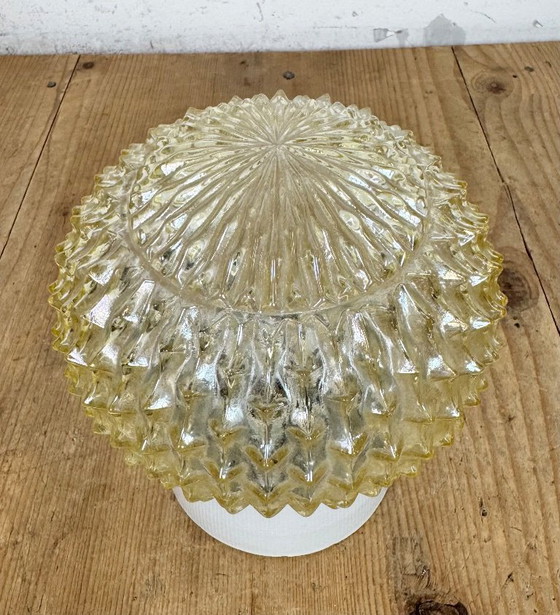 Image 1 of Vintage witte porseleinen plafondlamp, jaren 70