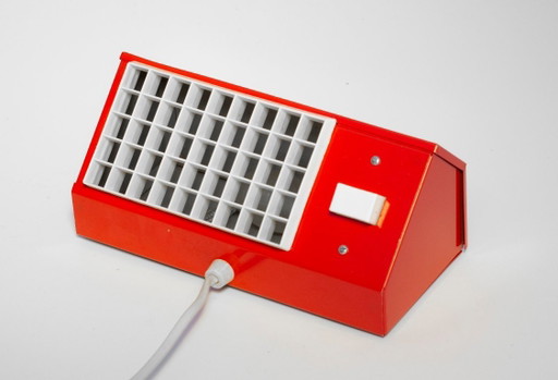 Lampe de chevet rouge Elidus en métal, conçue par Hans-Agne Jakobsson dans les années 1970