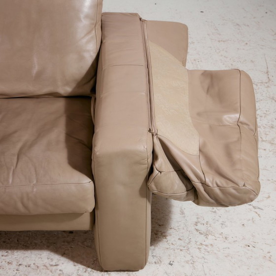 Image 1 of Conjunto de sofás de cuero Mk11355 «Modelo 4000» de Rolf Benz, juego de 4