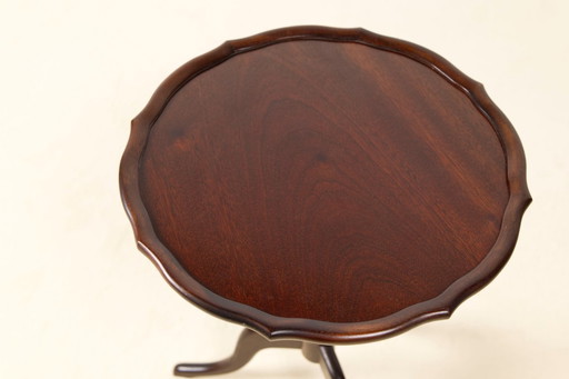 Table d'appoint en acajou de style Anton Kildeberg, Danemark, années 1960