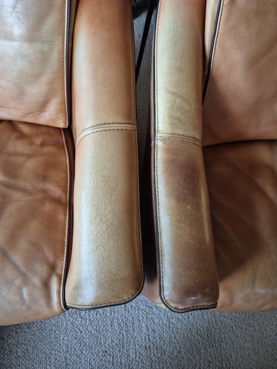 Set van 2 vintage clubstoelen van cognacbruin leer – Cuoietto Leather – Kok Wooninrichting Amersfoort (photo 10 of 19)