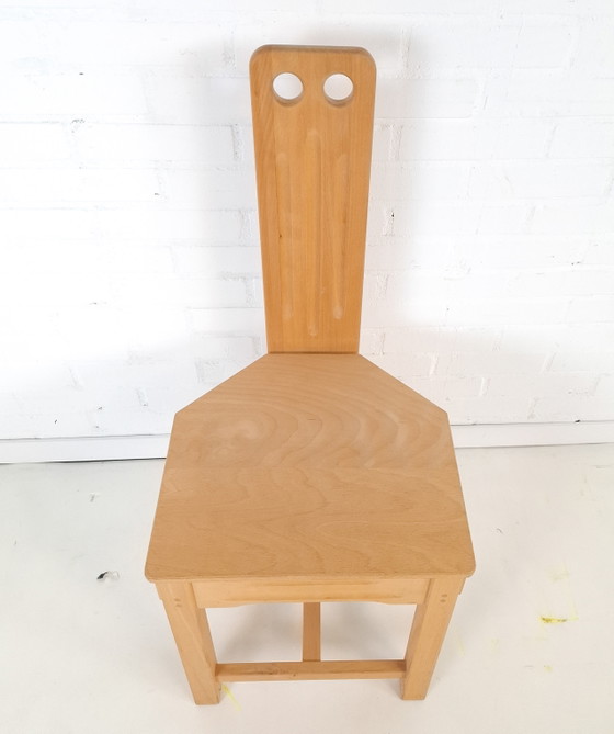 Image 1 of Vintage modernist constructivist stoeltje jaren 70