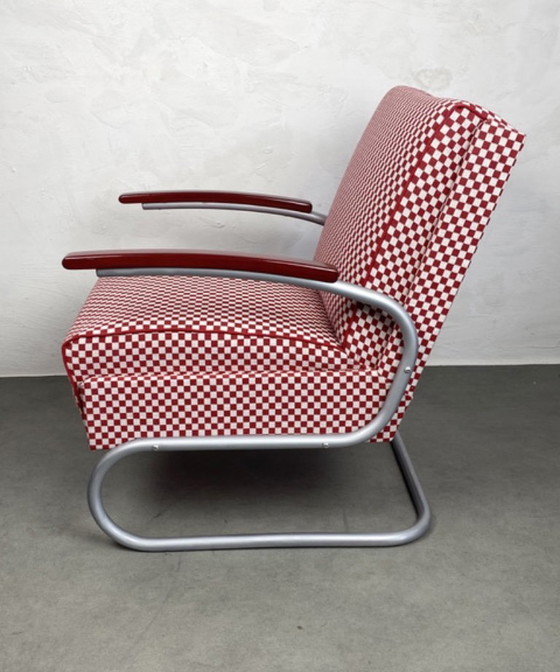 Image 1 of Poltrona Thonet S-411 "Rosso e Bianco"