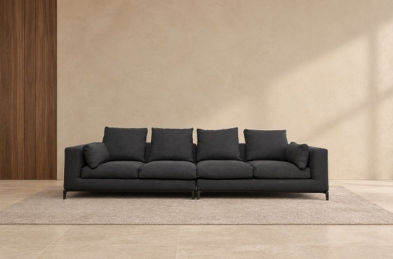 Minotti Andersen 4 posti come nuovo + GARANZIA, Divani 3 posti, Altro, Metallo, Grigio, Modern (foto 2 di 10)