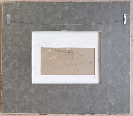 Image 1 of Eugène Brands - Color flowing, gouache (beautifully framed)