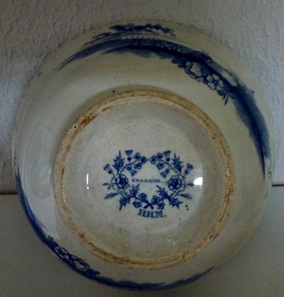 Image 1 of 3 cuencos para armarios/alacenas, color azul Ironstone Trans. “Shannon”.