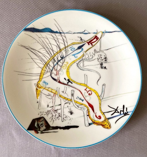 Assiettes en porcelaine Salvador Dali