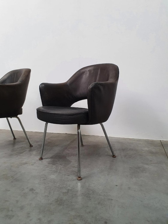 Image 1 of Poltrona direzionale Saarinen Knoll De Coene vintage