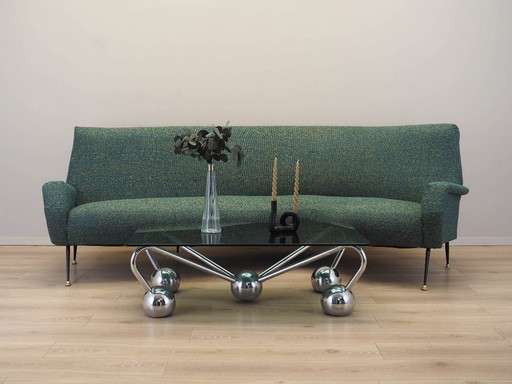 Grünes Melange-Sofa, dänisches Design, 1970er Jahre, hergestellt in Dänemark