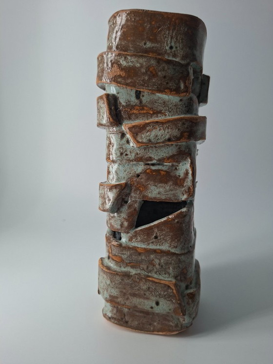 Image 1 of Sculpture de style brutaliste en céramique 