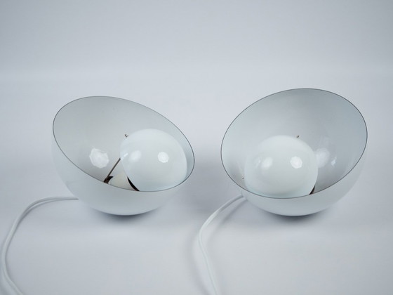 Pair Of 2 Danish Vintage Lamps Flowerpot By Verner Panton, Louis Poulsen, 1968 – Pendant lamps, Other (photo 6 of 12)