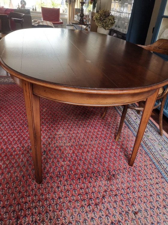 Table, oval, wood, Dining tables, Brown (photo 4 of 5)