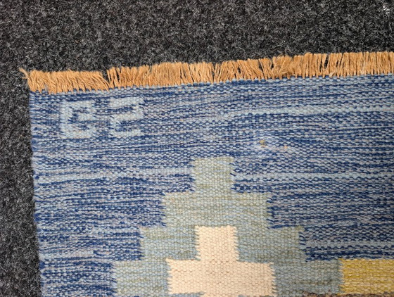 Tappeto Svedese Tradizionale, Sverker Greuholm, Anni '60 – Tappeti, Wool (photo 8 of 10)