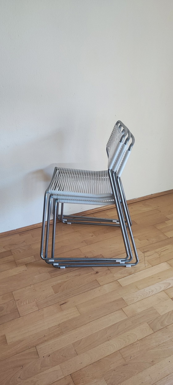 Image 1 of Sedie vintage IKEA MELKER con struttura in spaghetti
Set di 6 classici del design anni '90