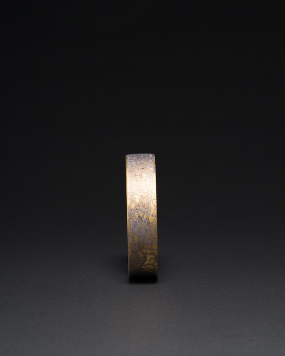 Image 1 of Ensemble en porcelaine allemande Helmut Drexler Rosenthal GOLDFEUER : vase duo et bol