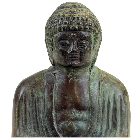 Buda japonés de bronce sentado – principios del siglo XX – 12,5 cm – Esculturas, Bronze (photo 2 of 11)