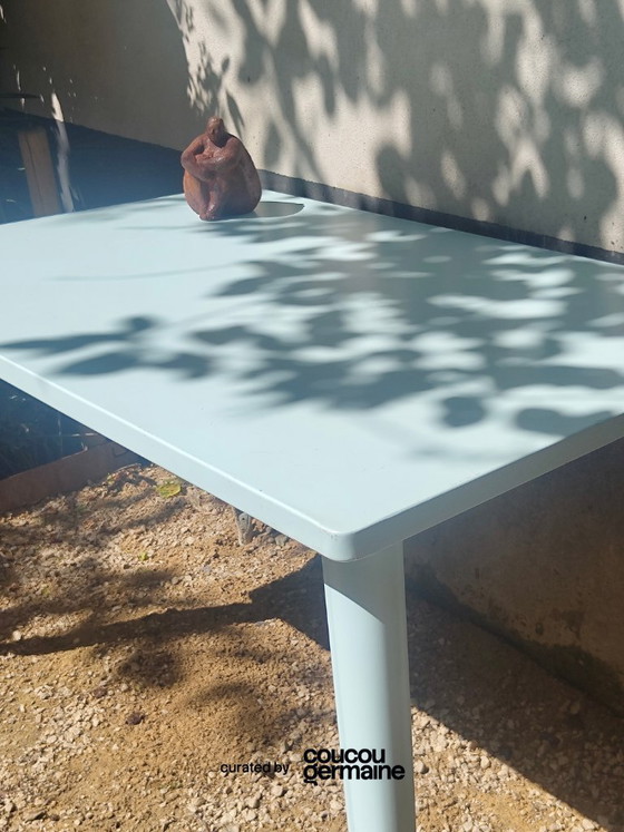 Image 1 of Table acier laqué Sklum, style industriel (années 2020)