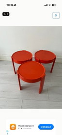 Space age stackable side tables