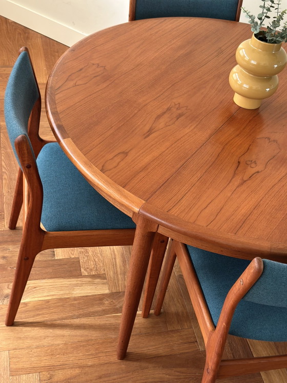 Vintage Dining Table Niels Otto Møller Teak Wood 50s/60s/70s (photo 6 of 15)
