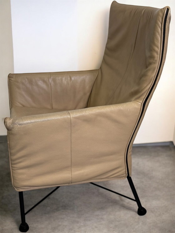 Image 1 of Poltrona Montis Charly in pelle Tobago