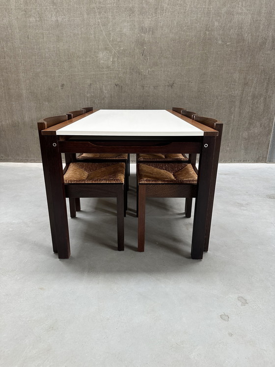 Image 1 of Vintage Wengé eethoek van Pastoe (uitschuifbaar)