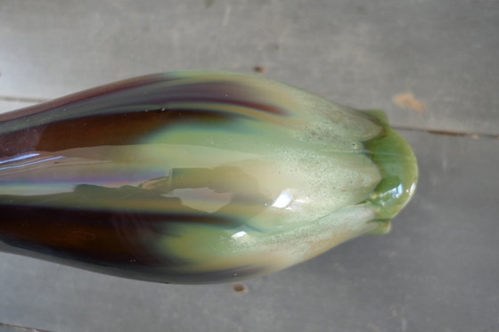 Image 1 of Art Deco vase Faiencerie de Thulin numbered 749