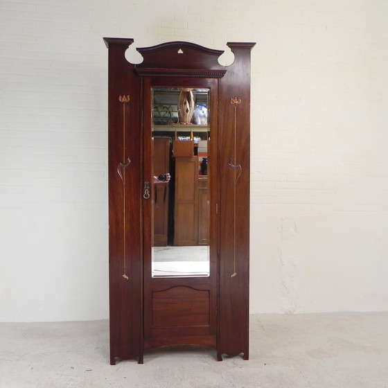 Image 1 of Art Nouveau Wardrobe, Hanging Wardrobe