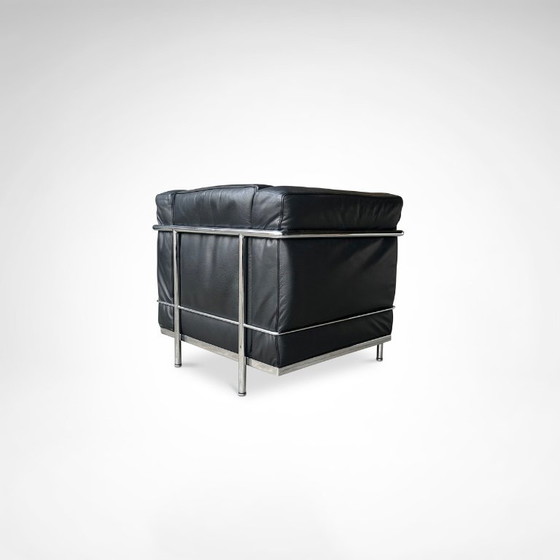 Poltrona LC2 di Le Corbusier e altri per Cassina, anni '90. – Poltrone, Metal, Leather (photo 7 of 11)