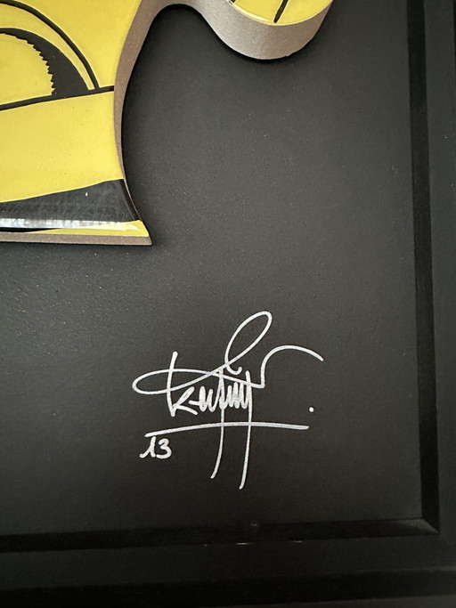 An exceptional original artwork by the renowned French urban artist Keymi.