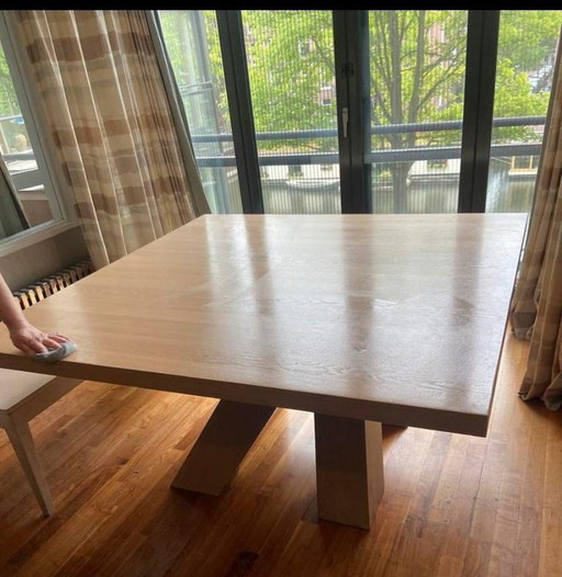 Birdman tafwl square light oak with 1 chair
