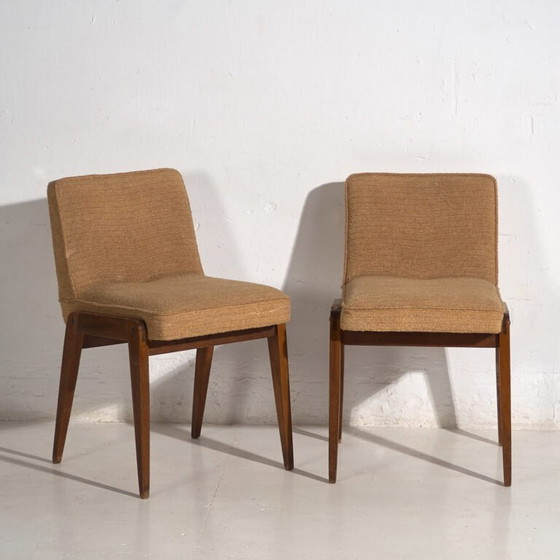 Sedie stile Mid Century (c.1940). Set di due – Sedie da camera, Wool, Modern (photo 7 of 10)